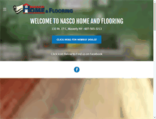 Tablet Screenshot of nascohome.com